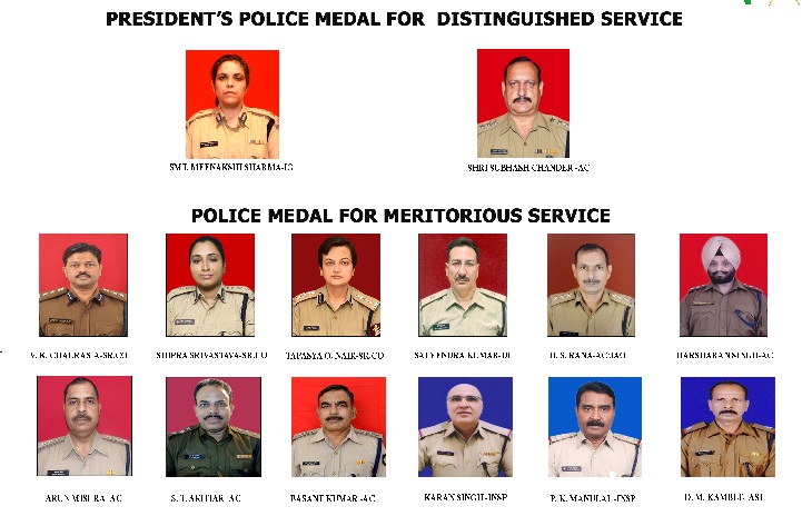 31 CISF personnel felicitated with President's Medals