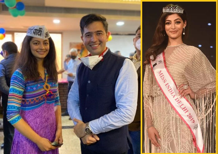 Miss India Delhi 2019 Mansi Sehgal joins AAP