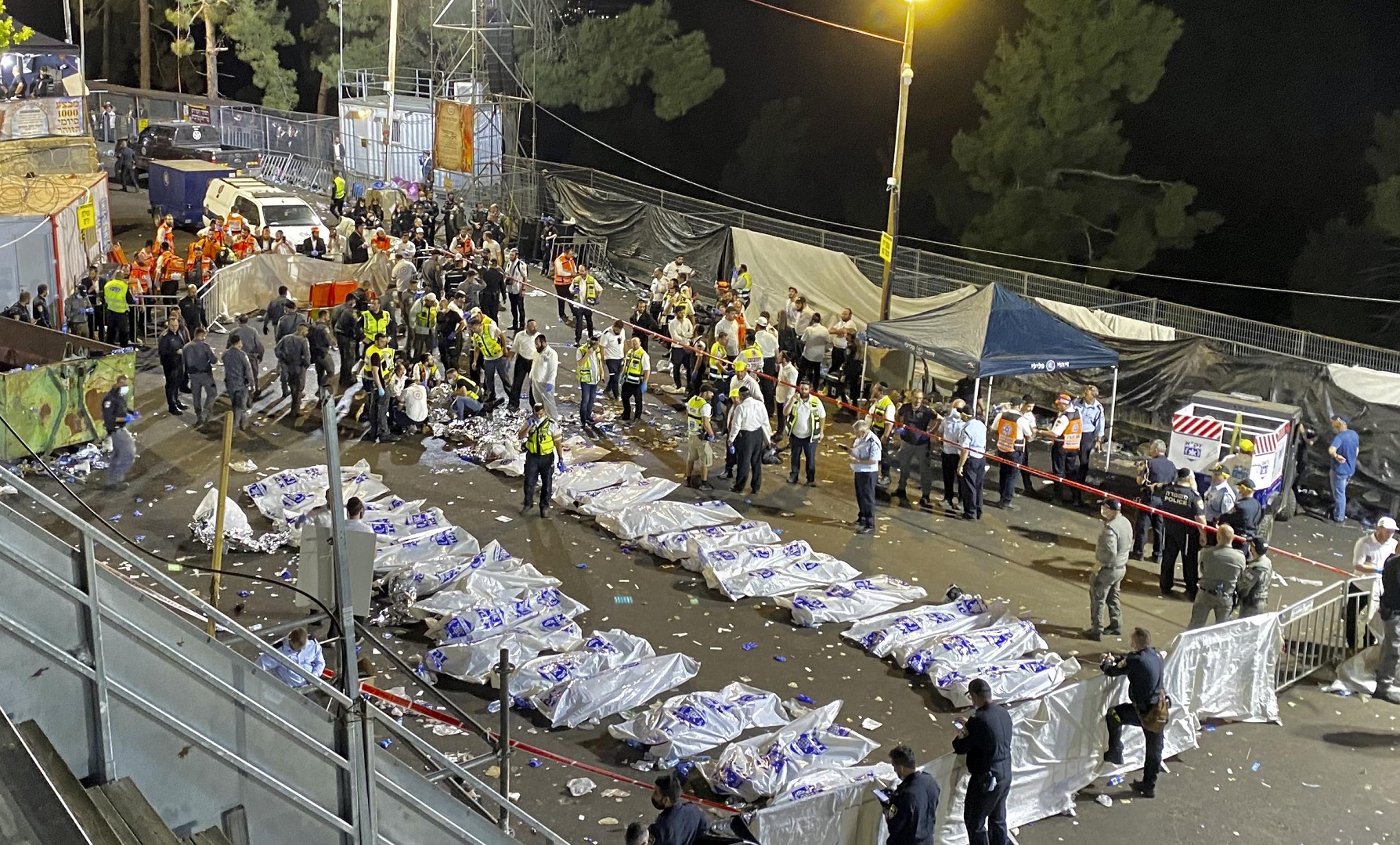 Religious festival stampede in Israel kills 44, hurts dozens